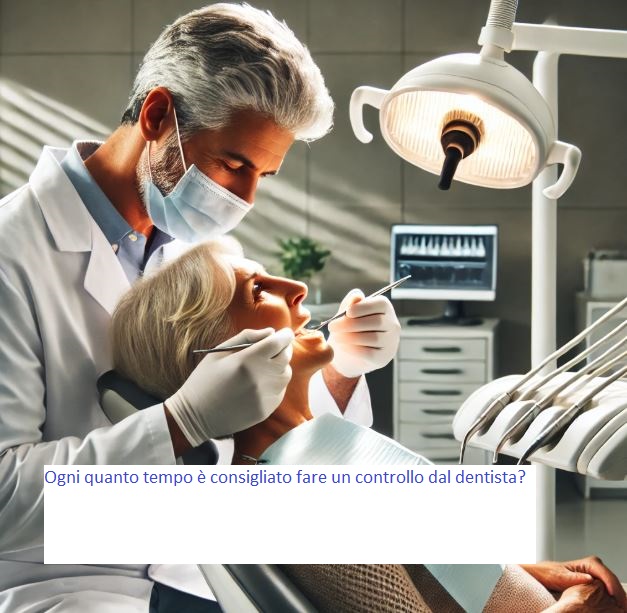 Ogni quanto tempo è consigliato fare un controllo dal&nbsp;dentista?